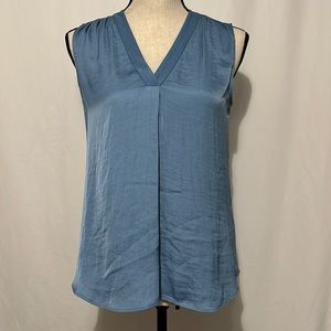 VINCE CAMUTO Extra Small Light Blue Blouse High/Low Tank